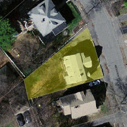 17 Aberdeen St, Newton, MA 02461 aerial view