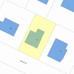 15 Grant St, Newton, MA 02465 plot plan