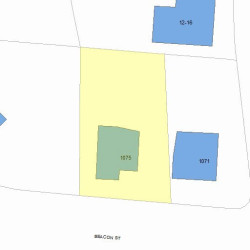 1075 Beacon St, Newton, MA 02459 plot plan