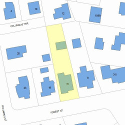 15 Forest St, Newton, MA 02461 plot plan