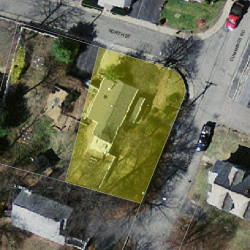 69 Cummings Rd, Newton, MA 02459 aerial view