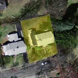 56 Chapin Rd, Newton, MA 02459 aerial view