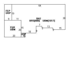 96 Oldham Rd, Newton, MA 02465 floor plan