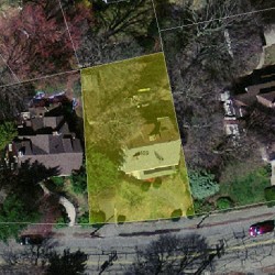 169 Homer St, Newton, MA 02459 aerial view