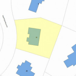 16 Chesterfield Rd, Newton, MA 02465 plot plan