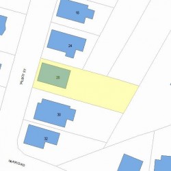 28 Talbot St, Newton, MA 02465 plot plan