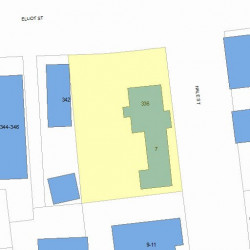 7 Hale St, Newton, MA 02464 plot plan