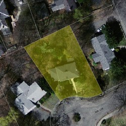 9 Inis Cir, Newton, MA 02465 aerial view