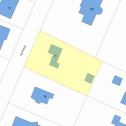 20 Vista Ave, Newton, MA 02466 plot plan