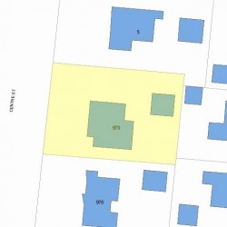 970 Centre St, Newton, MA 02459 plot plan