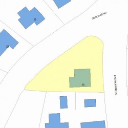 89 Eastbourne Rd, Newton, MA 02459 plot plan