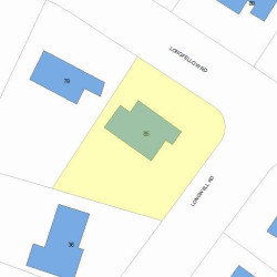 85 Longfellow Rd, Newton, MA 02462 plot plan