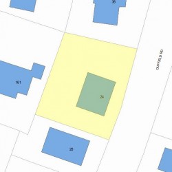 24 Duffield Rd, Newton, MA 02466 plot plan