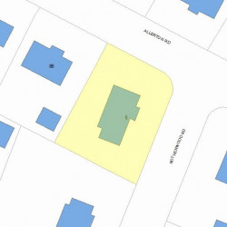 5 Rotherwood Rd, Newton, MA 02459 plot plan