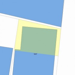 1247 Centre St, Newton, MA 02459 plot plan