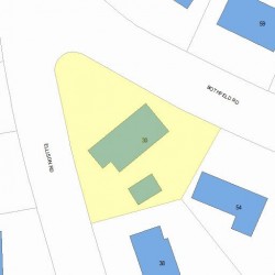 30 Ellison Rd, Newton, MA 02459 plot plan