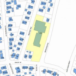 229 Cabot St, Newton, MA 02460 plot plan