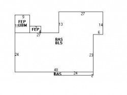 14 Burton Ave, Newton, MA 02458 floor plan