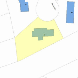 47 Palmer Rd, Newton, MA 02468 plot plan