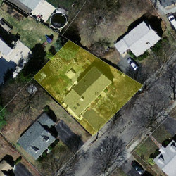 51 Albert Rd, Newton, MA 02466 aerial view