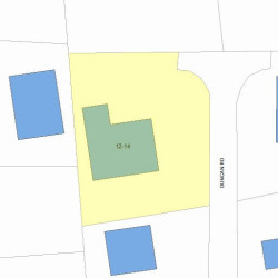 12 Duncan Rd, Newton, MA 02465 plot plan