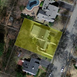 125 Winslow Rd, Newton, MA 02468 aerial view