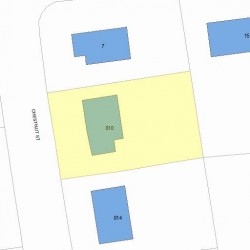 810 Chestnut St, Newton, MA 02468 plot plan