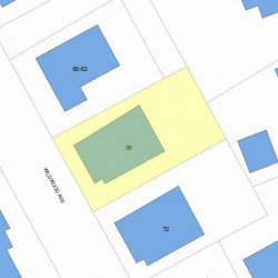 66 Wildwood Ave, Newton, MA 02460 plot plan