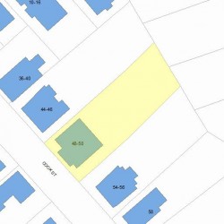 48 Cook St, Newton, MA 02458 plot plan