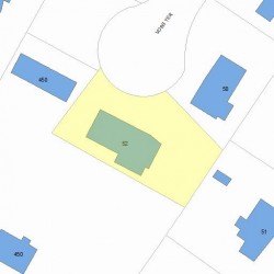 52 Voss Ter, Newton, MA 02459 plot plan