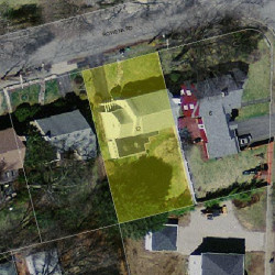 12 Rowena Rd, Newton, MA 02459 aerial view