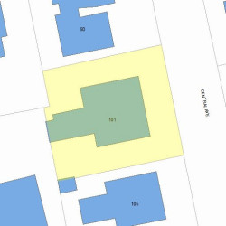 101 Central Ave, Newton, MA 02460 plot plan