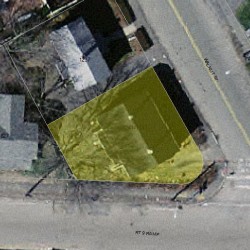 1243 Walnut St, Newton, MA 02461 aerial view