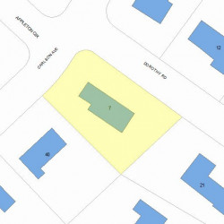 7 Dorothy Rd, Newton, MA 02459 plot plan