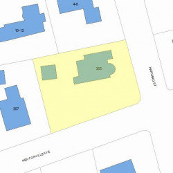 355 Newtonville Ave, Newton, MA 02460 plot plan