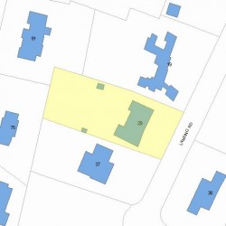 29 Lansing Rd, Newton, MA 02465 plot plan