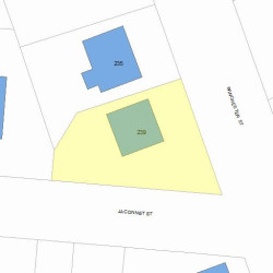 239 Winchester St, Newton, MA 02461 plot plan