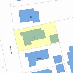 94 Central Ave, Newton, MA 02460 plot plan