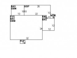 198 Dedham St, Newton, MA 02461 floor plan