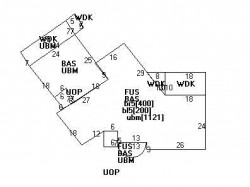 191 Waban Ave, Newton, MA 02468 floor plan