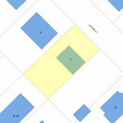 11 Adams St, Newton, MA 02460 plot plan