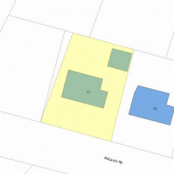 17 Ireland Rd, Newton, MA 02459 plot plan