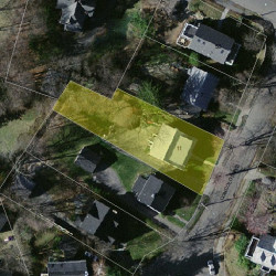 11 Concolor Ave, Newton, MA 02458 aerial view