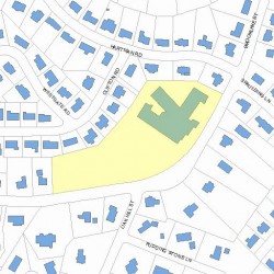 250 Brookline St, Newton, MA 02459 plot plan