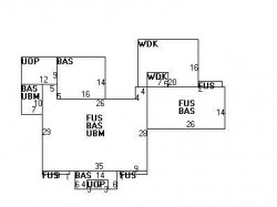 313 Brookline St, Newton, MA 02459 floor plan