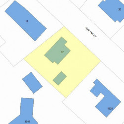 17 Cushing St, Newton, MA 02461 plot plan