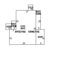 21 Claflin Pl, Newton, MA 02460 floor plan