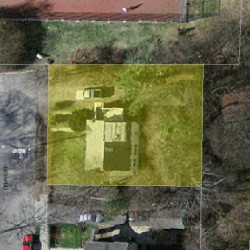 106 Cedric Rd, Newton, MA 02459 aerial view