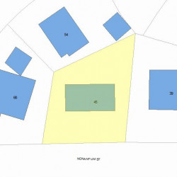 45 Nonantum St, Newton, MA 02458 plot plan