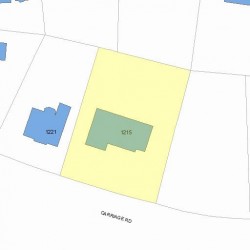 1215 Commonwealth Ave, Newton, MA 02465 plot plan